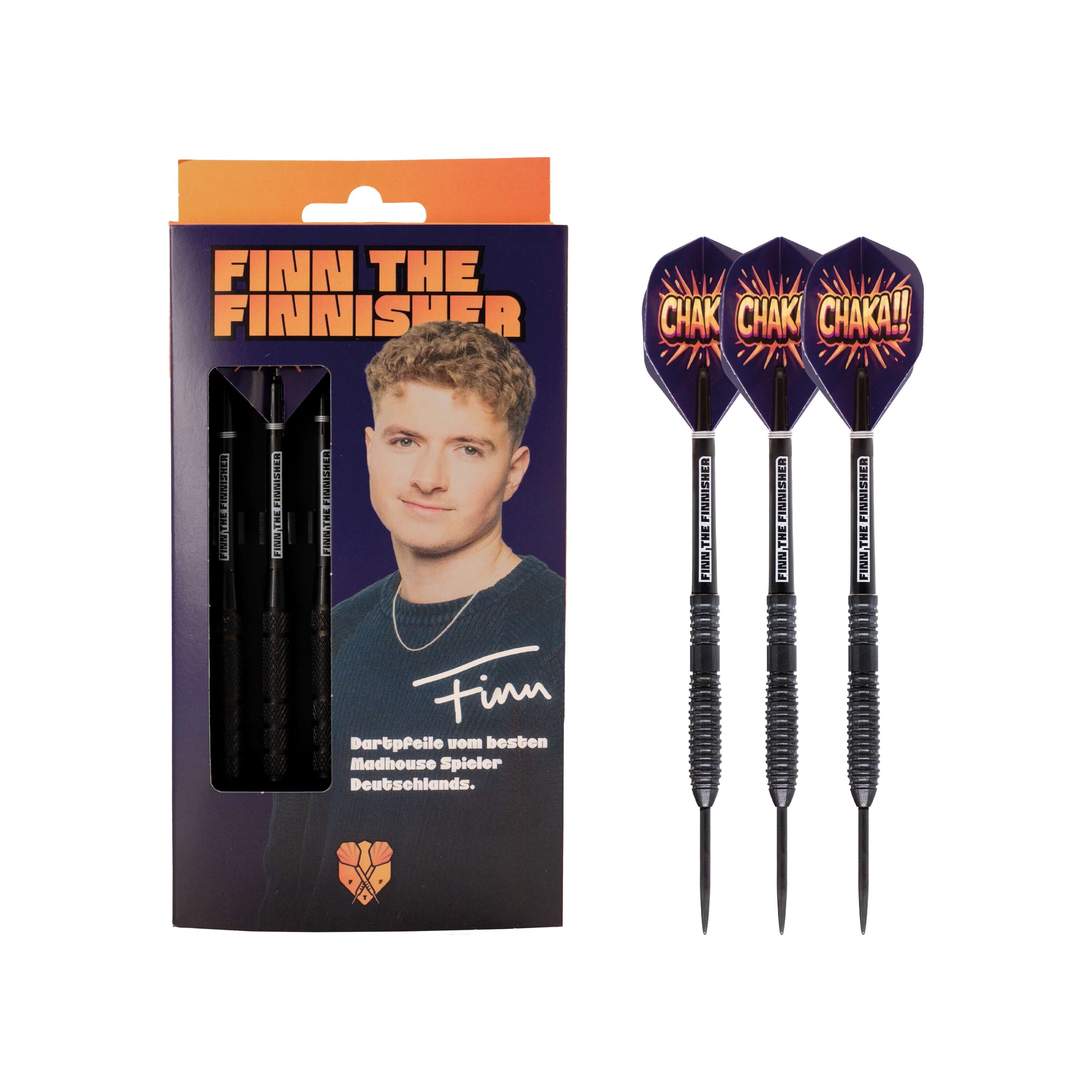 Finn the Finnisher V1 Original Dartpfeile (90% Tungsten)