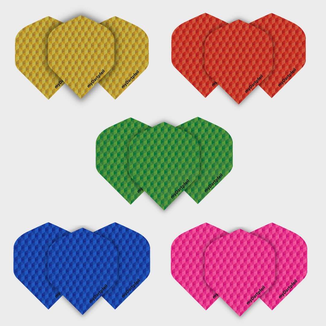 Standard Dart Flights Carbon Bundle (15 sets)