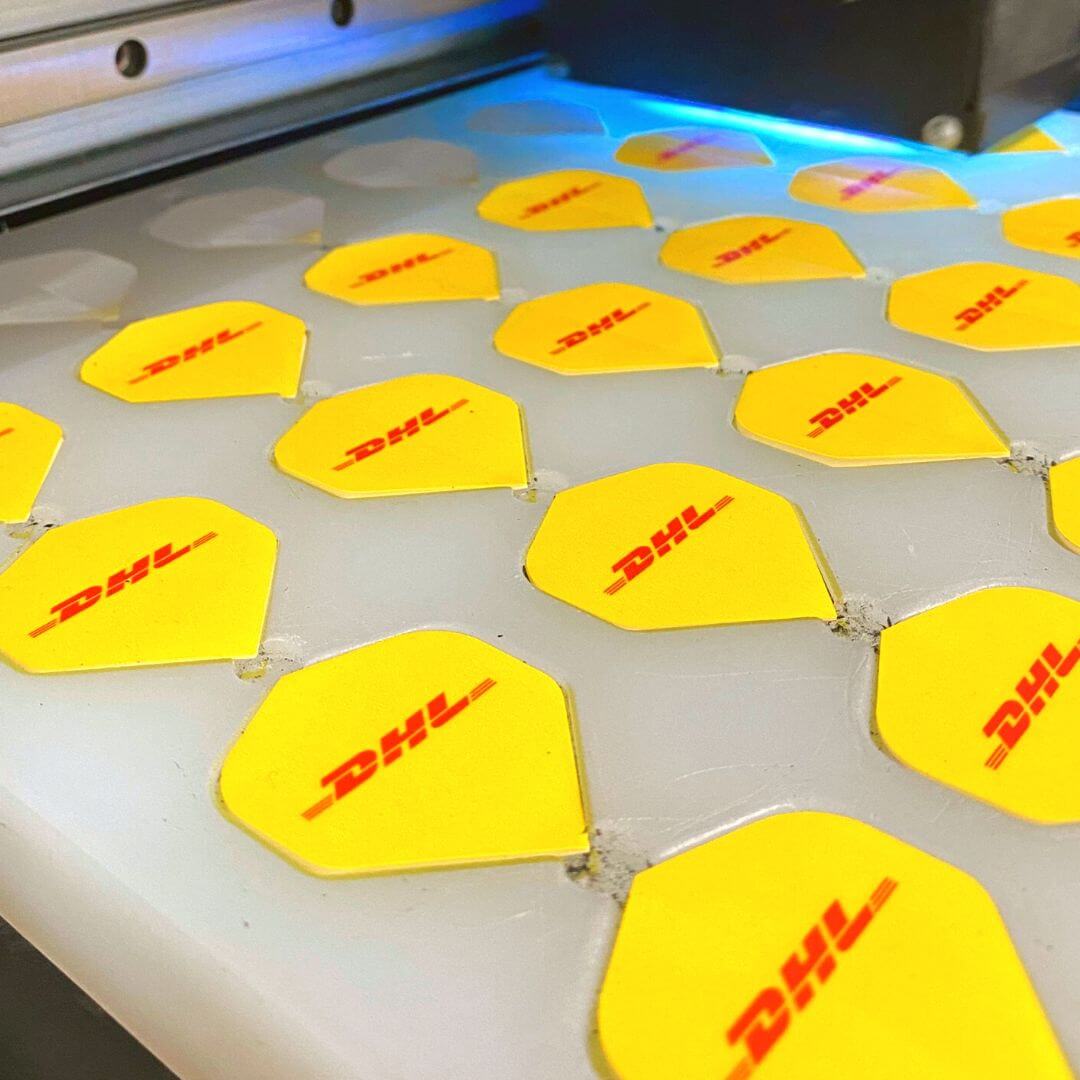 Official DHL Dart Flights (3 sets) - Standard shape with 100 microns