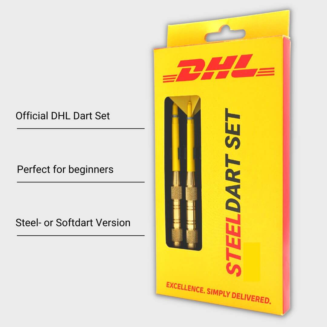 Offizielle DHL Darts - Soft und Steel Dartpfeile (18g/22g)