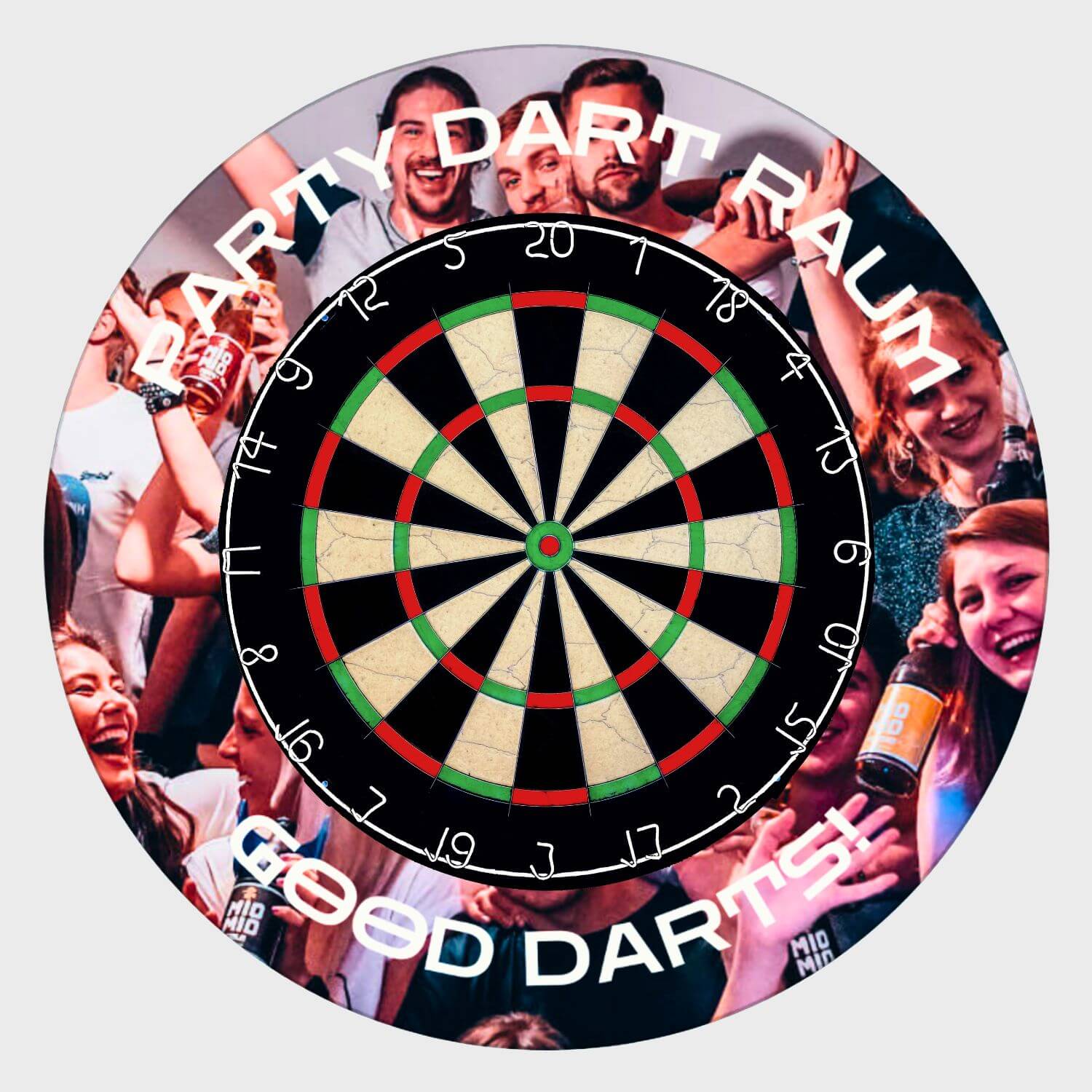 Personalisiertes Dart Surround zum selbst gestalten mit Bild & Text