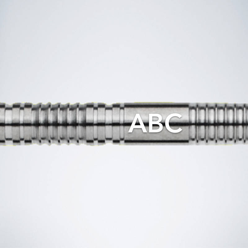 Dartpfeil mit Gravur auf Barrel