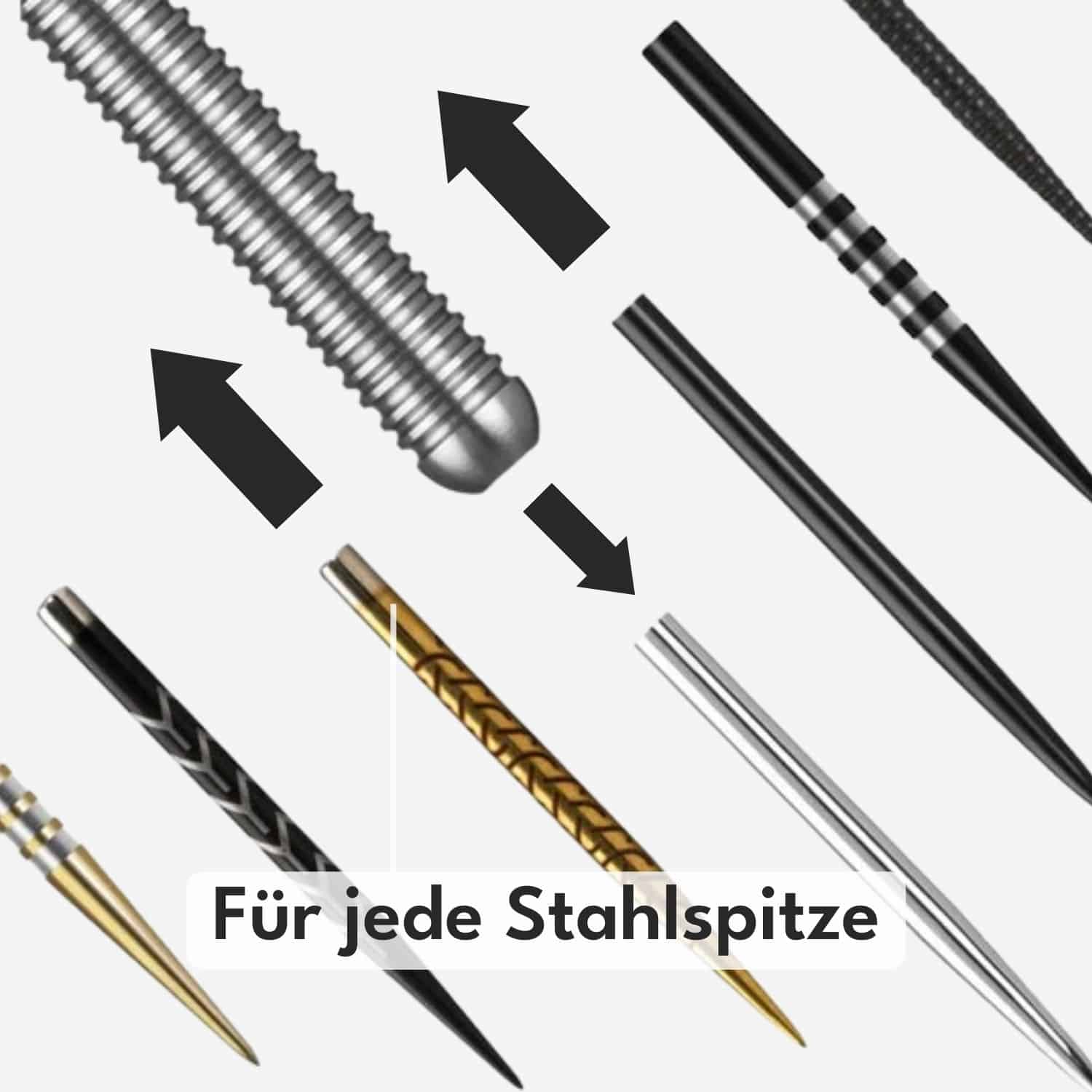 Dart tip changing machine - darts repointing tool for changing dart tips