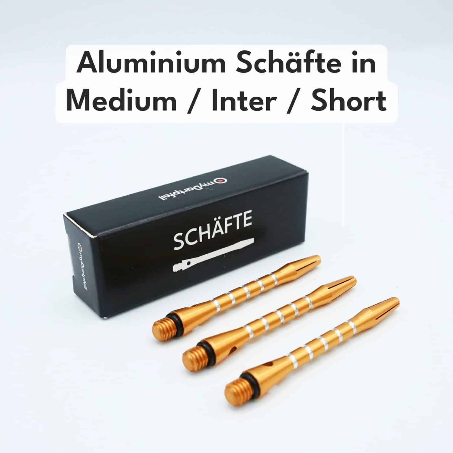 Aluminium Dart Schäfte Geringt