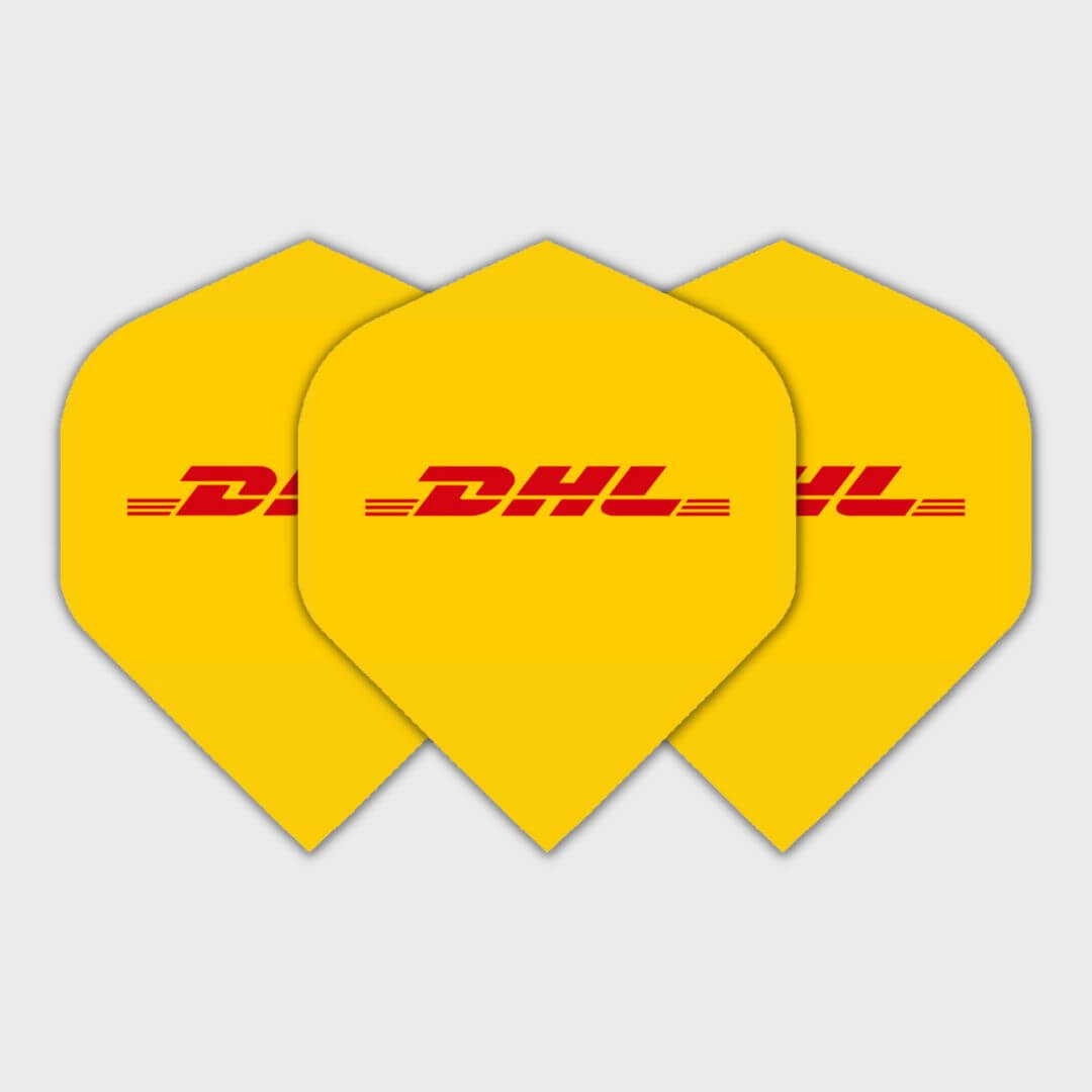 Official DHL Dart Flights (3 sets) - Standard shape with 100 microns