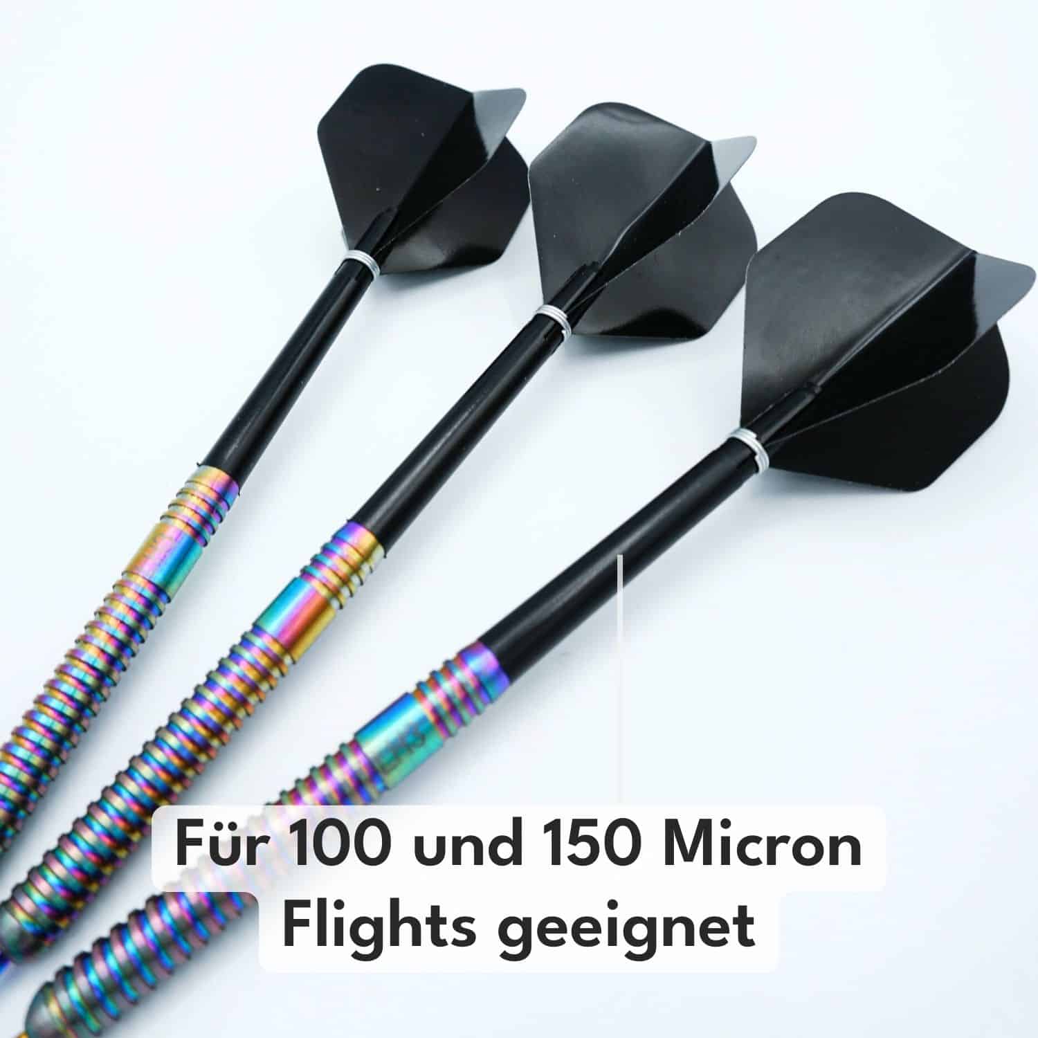 Plastic dart shafts in one color
