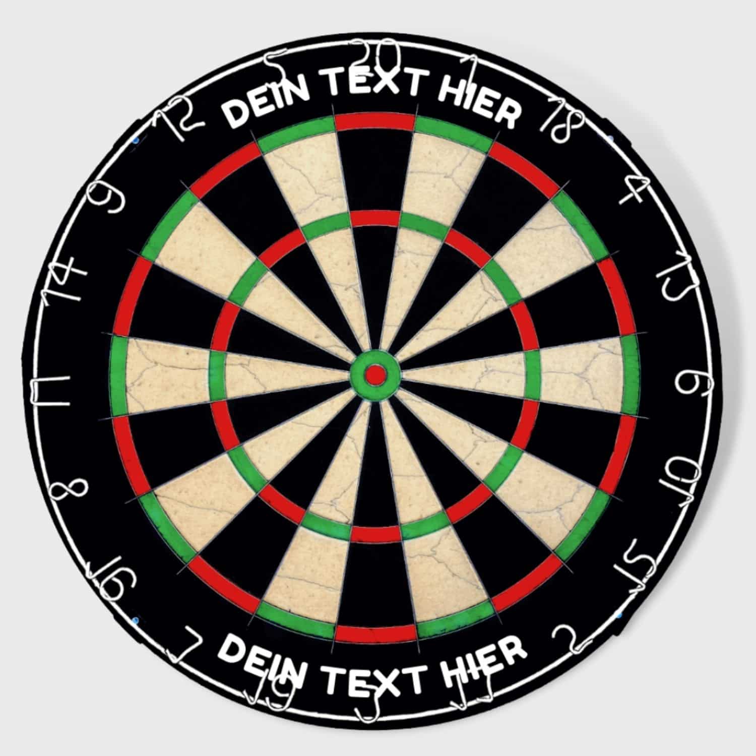 Personalisierte Dartscheibe zum selbst gestalten