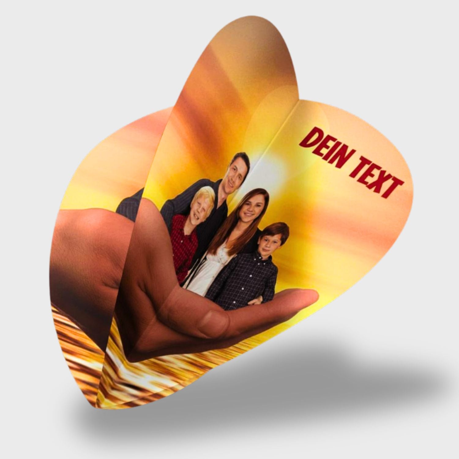 Personalisierte Dart Flights zum selbst gestalten Pear Form