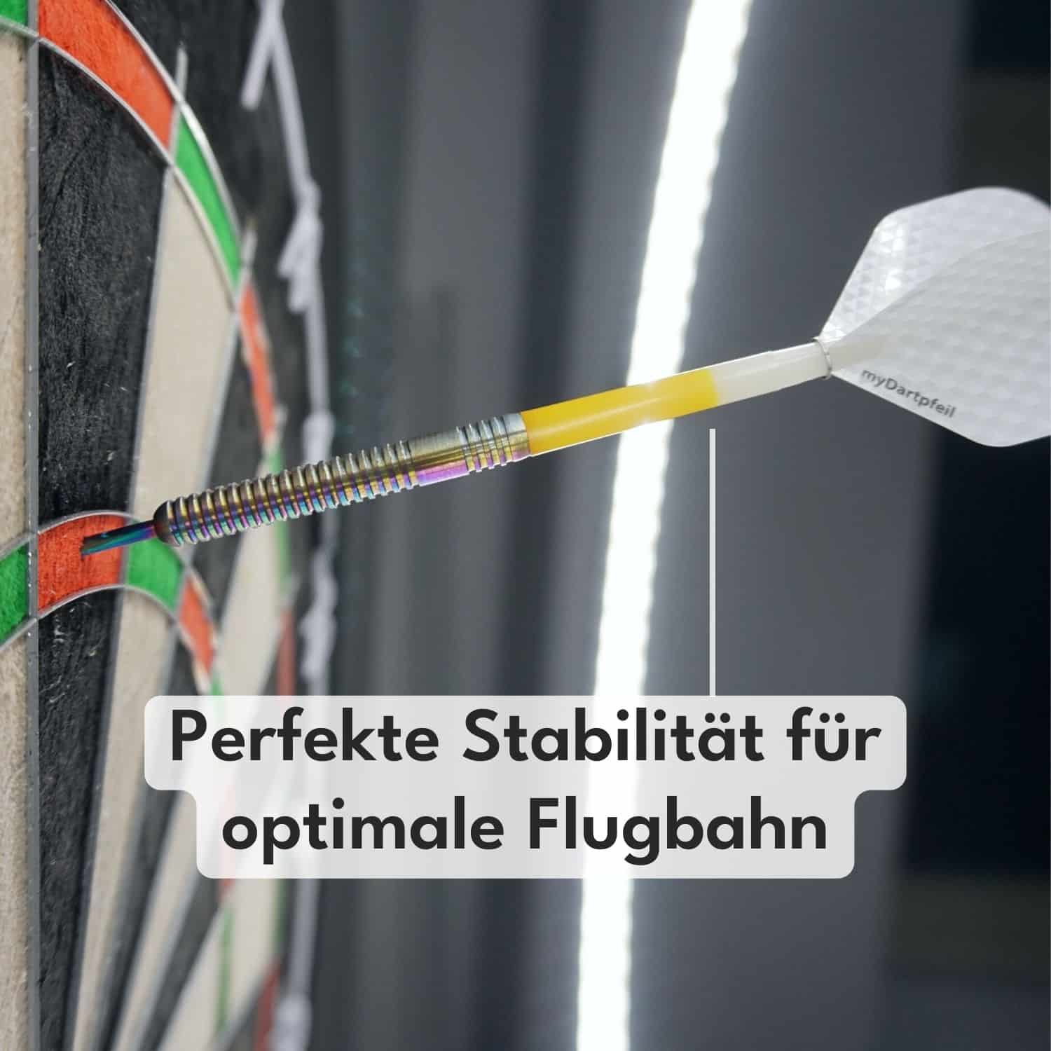 Plastic dart shafts two-tone