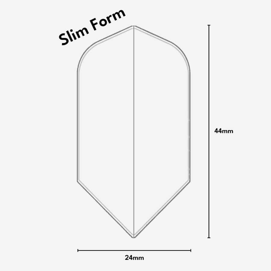 Slim Dart Flights Carbon
