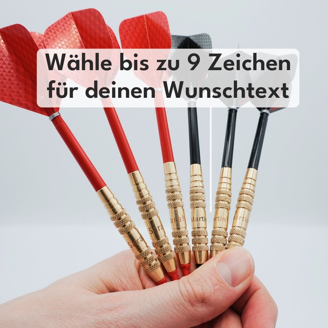 Personalisierte Soft Dartpfeile mit Gravur