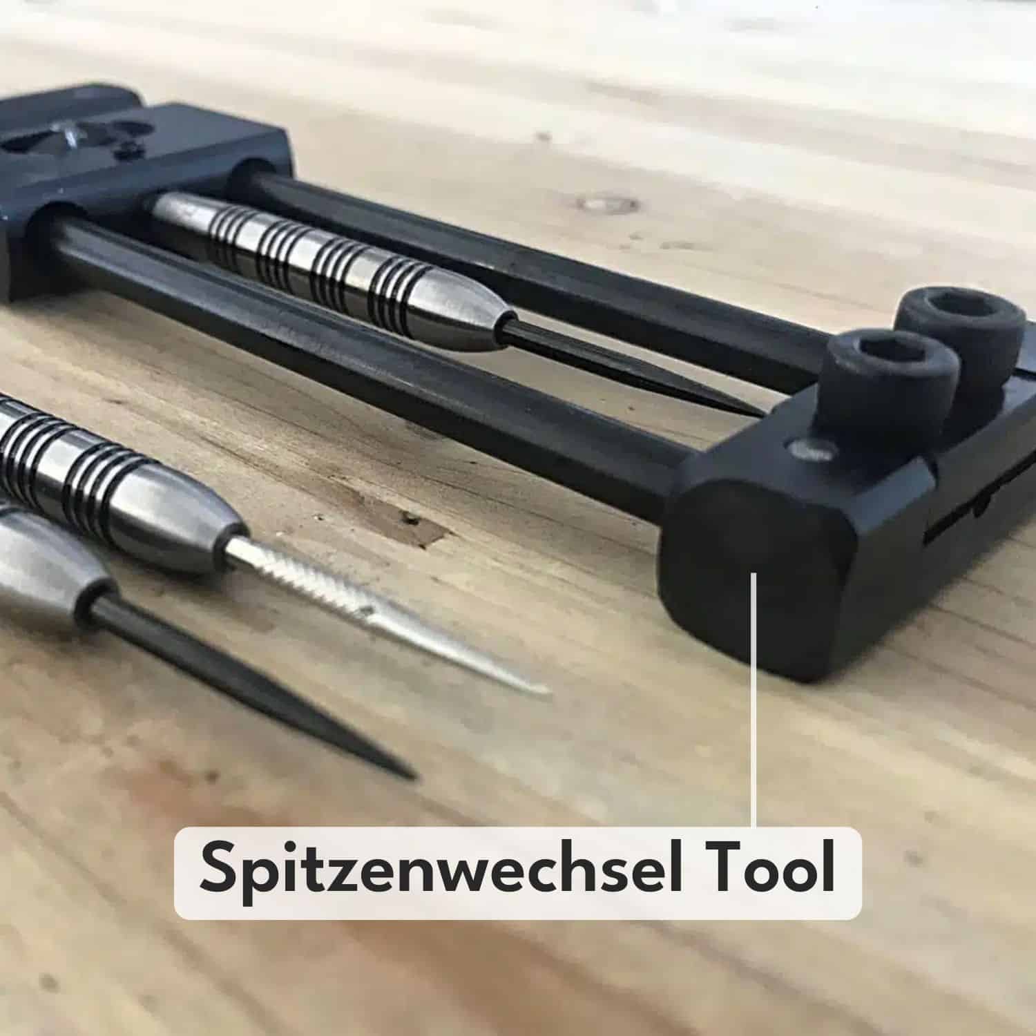 Dart tip changing machine - darts repointing tool for changing dart tips