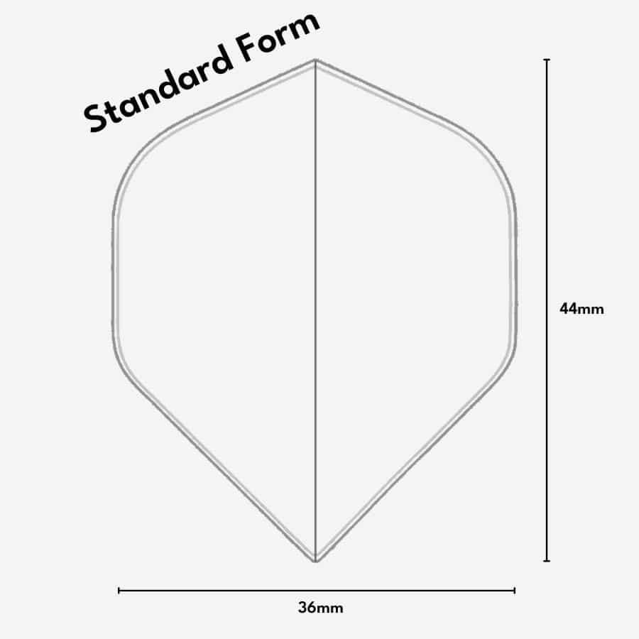 Standard Dart Flights Carbon
