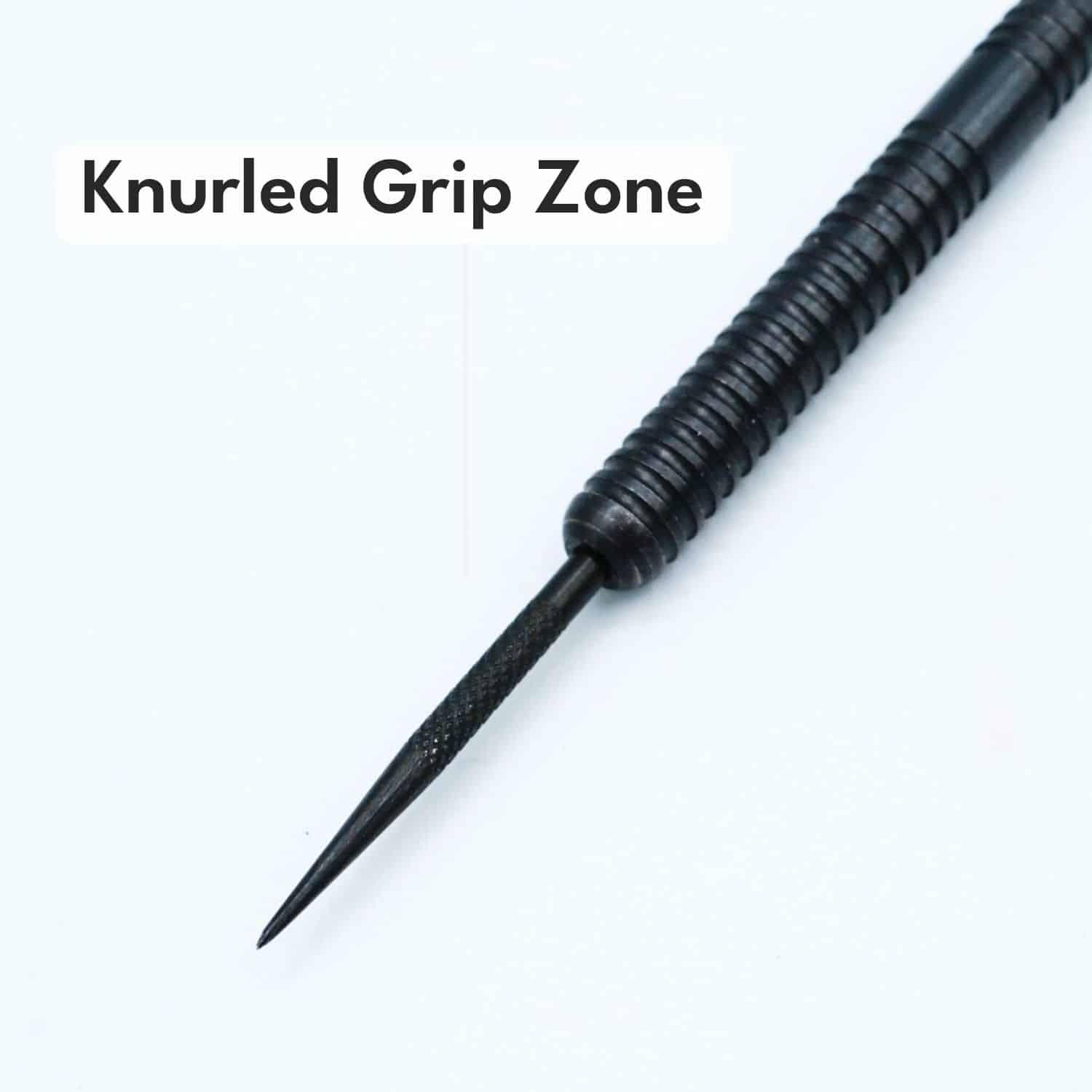 Steel dart tips grooved