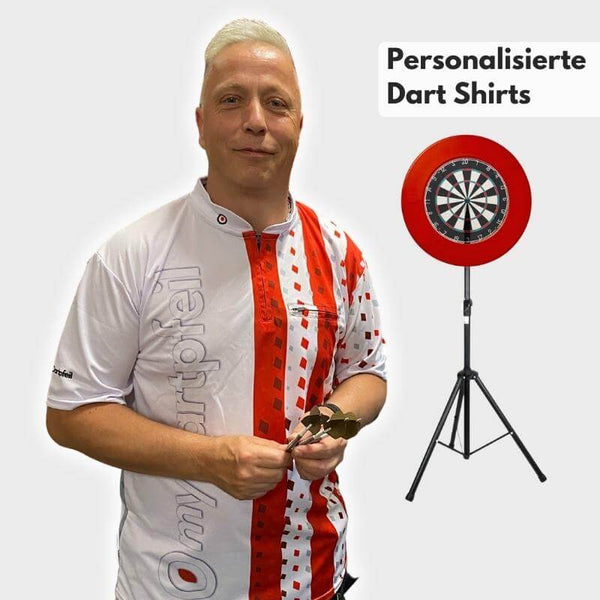 Personalisierte Dart Shirts / Trikots einfach online selbst gestalten