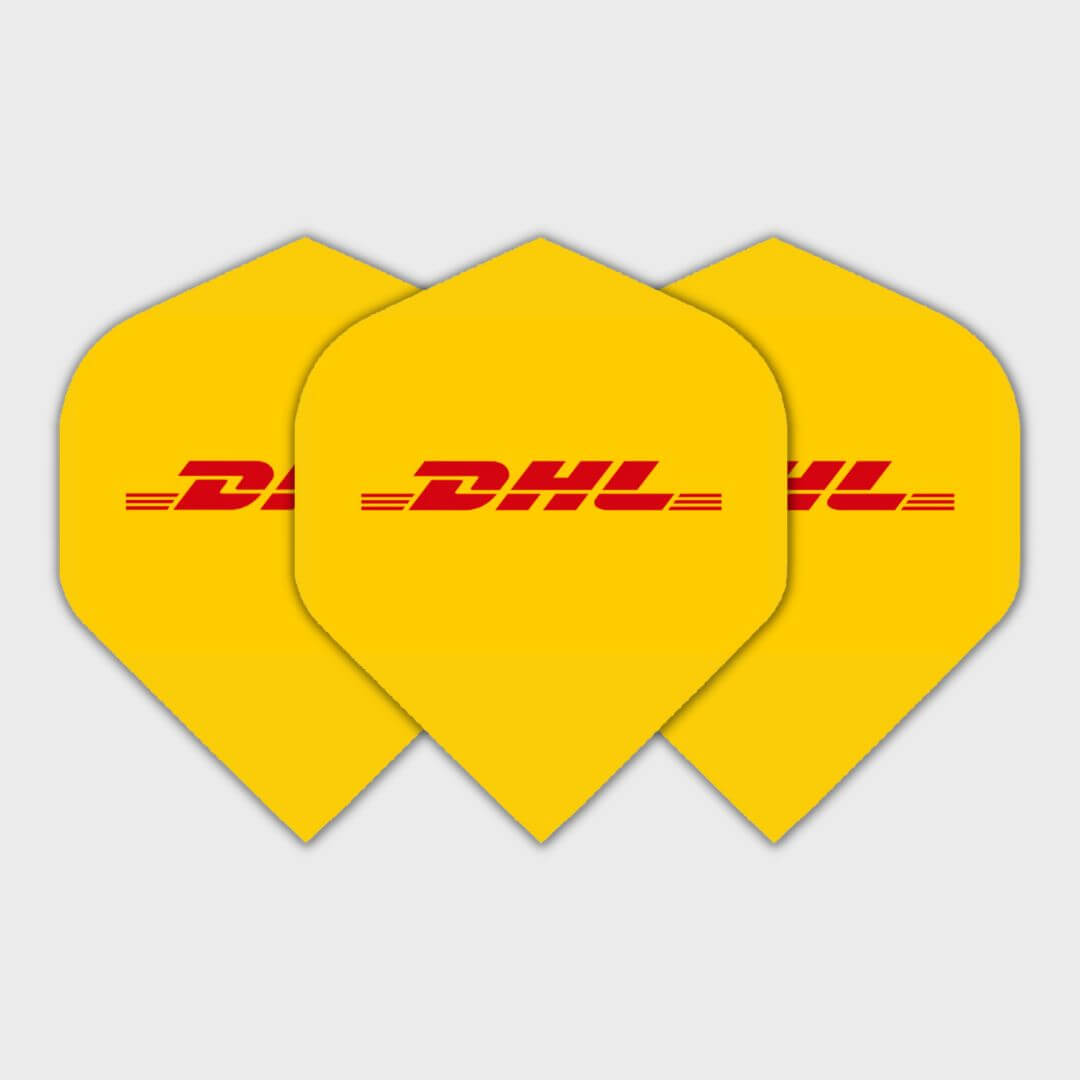 Offizielle DHL Dart Flights (3 Sets) - Standard Form mit 100 Mikron
