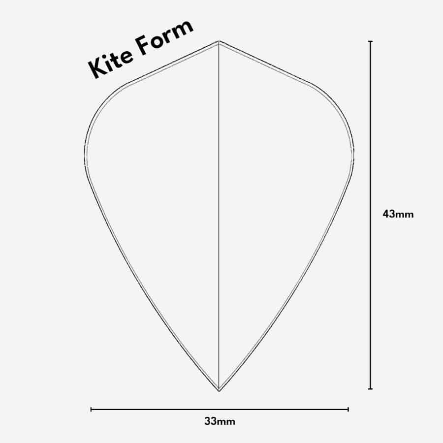 Kite Dart Flights Blanko