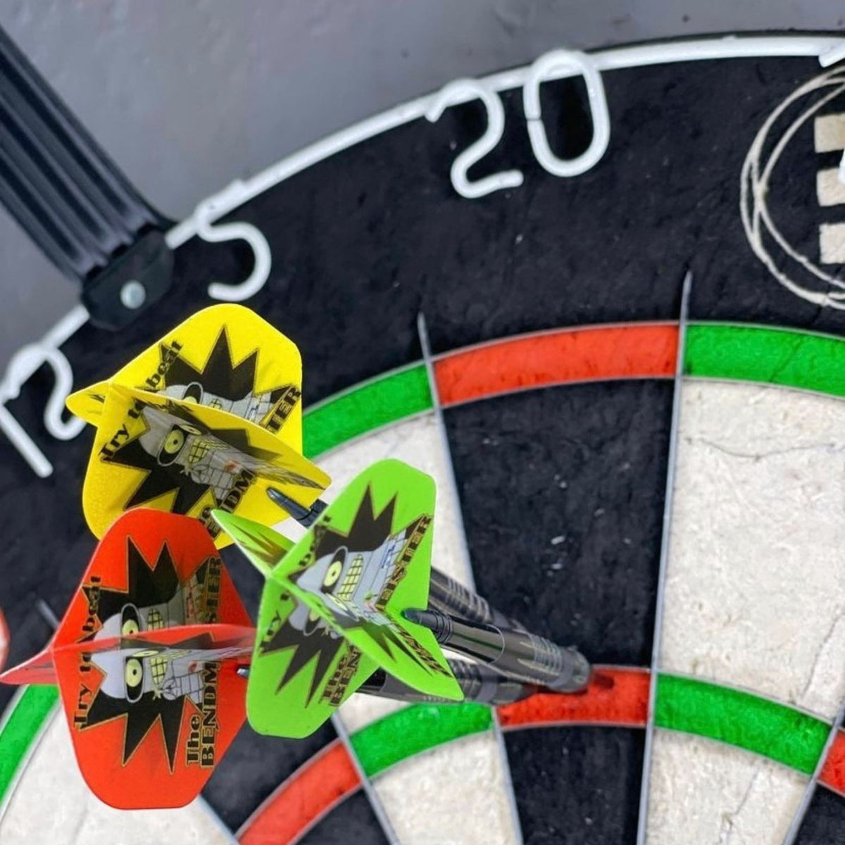 Dart Flights bedrucken auf 4 Seiten mit Bild & Text Dart Flights