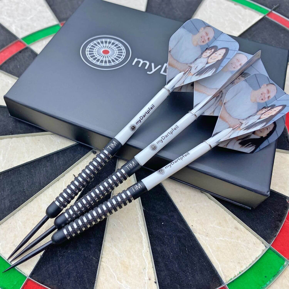 Personalisierte Dartpfeile einfach online selbst gestalten