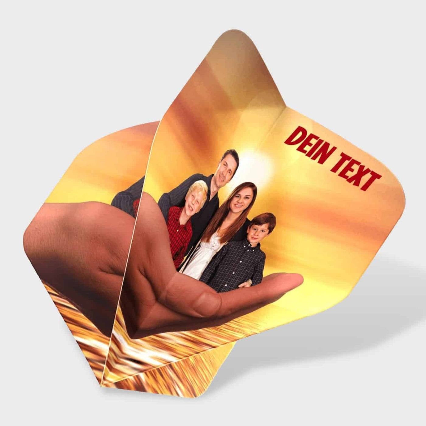 Dart Flights bedrucken auf 4 Seiten mit Bild & Text Dart Flights