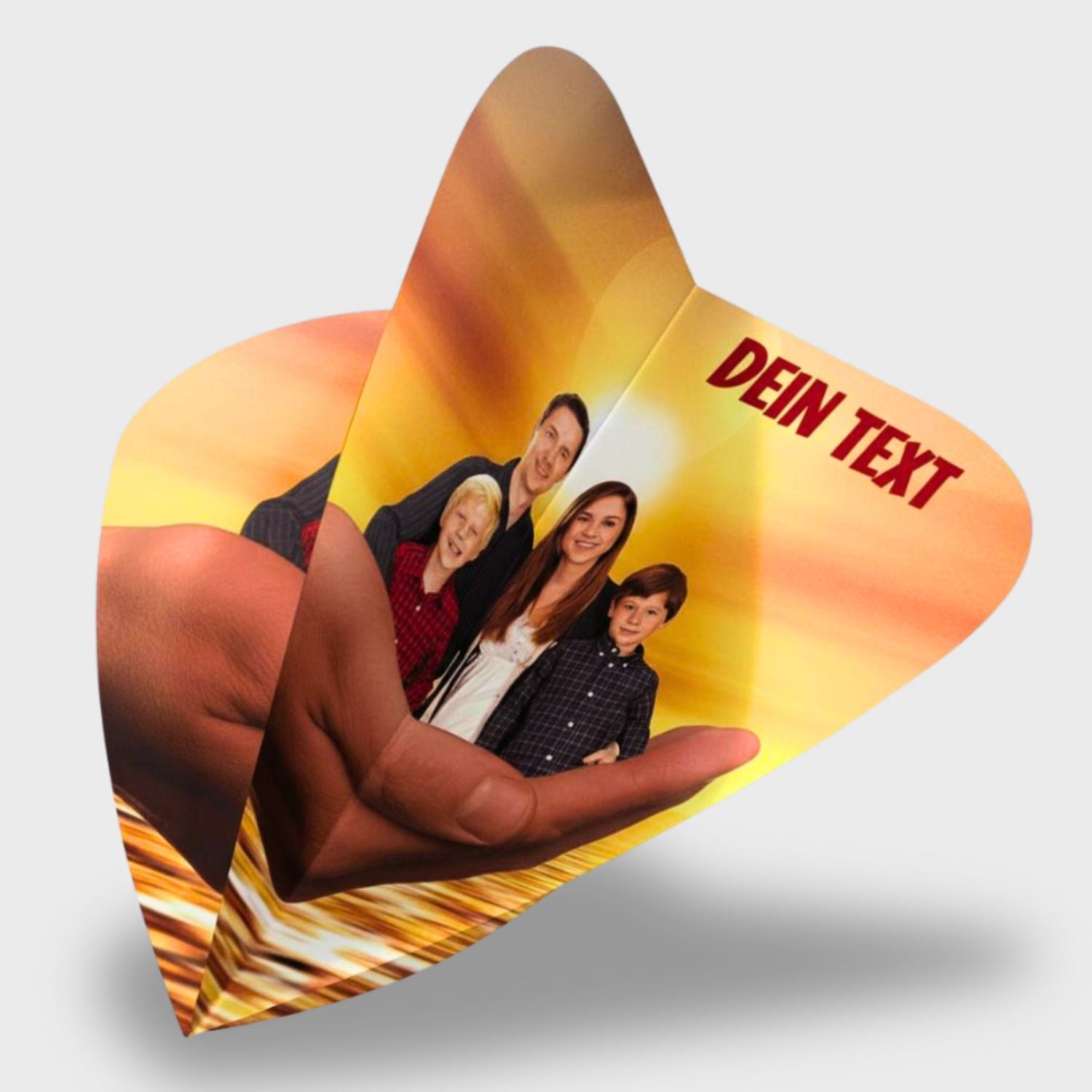 Personalisierte Dart Flights zum selbst gestalten Kite Form
