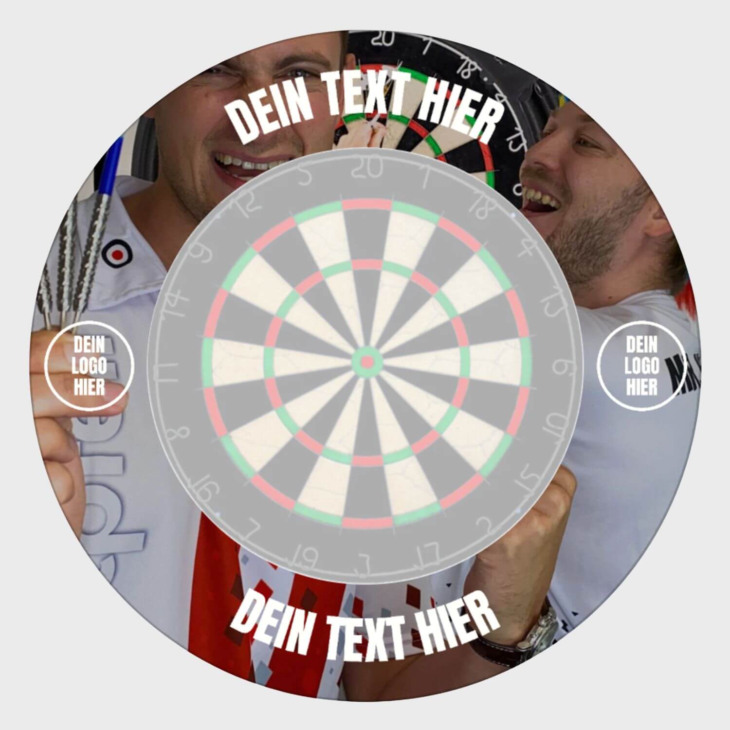 Personalisiertes Dart Surround zum selbst gestalten mit Bild & Text
