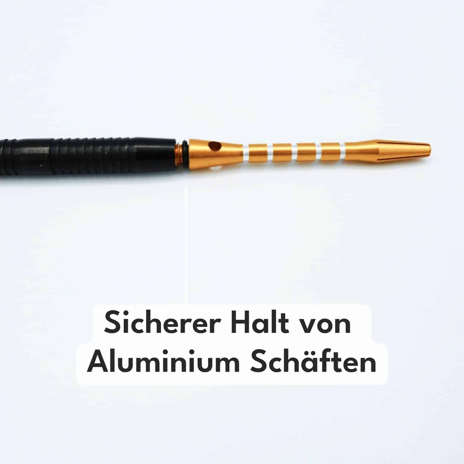 Fléchettes en alliage d'aluminium, tige en aluminium de 52mm, 6