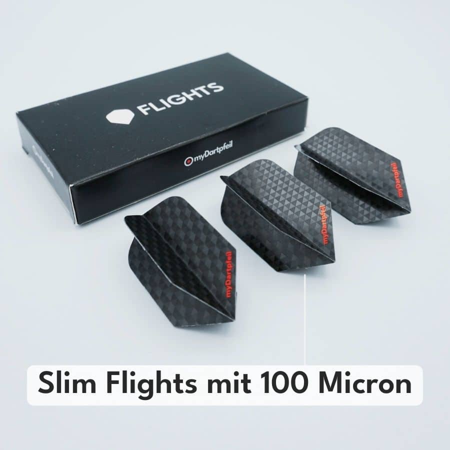 Slim Dart Flights Carbon
